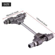 Outil universel robuste en acier forgé pour démonter et réparer les chaînes de moto et de quad, ainsi