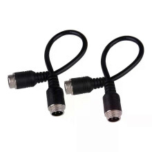 Lot de 2 connecteurs mâles-mâles à 4 broches universels pour caméra de recul de voiture