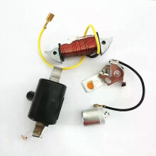 Bobine d'éclairage + bobine d'allumage + condensateur + contact de terminaison pour alternateur Zundapp