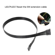 Câble d'extension pour interrupteur de carte mère, LED/PLED/Reset/Power de disque dur, 20/30/50/100