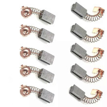 Lot de 10 balais de charbon pour moteur électrique (5 x 8 x 12 mm) - Pièces de rechange pour meuleuse