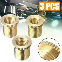 Kit de 3 adaptateurs de filetage pour pommeau de levier de vitesse M10x125, M10x15 et M8x125 en alliage