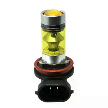 2 ampoules LED H11 H8 jaunes pour feux de brouillard, 12-24 V CC, 4300 K, 1500 lm, ultra-lumineuses,
