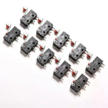 10 micro-interrupteurs de fin de course à levier à galet KW12-3 pour circuit imprimé