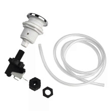Interrupteur pneumatique marche/arrêt à bouton-poussoir de 32 mm pour baignoire, spa, broyeur d'évier,