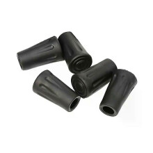 Lot de 5 embouts de protection en caoutchouc pour bâtons de randonnée, cannes de marche nordique et