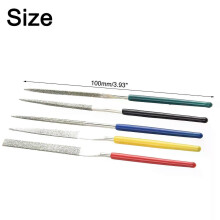 Lot de 5 petites limes diamantées aiguilles de poche pour l'ébavurage, idéales pour le travail du bois,