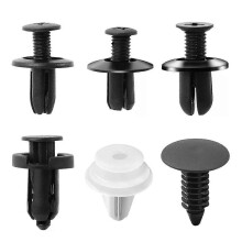 Lot de 100 clips de fixation automobiles assortis, 6 tailles, pour Toyota Camry, Prius, Corolla, C-HR,