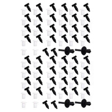 Ensemble de 104 clips de garniture de portière de voiture MXC1800 MWC3136 AFU1075 compatibles avec les
