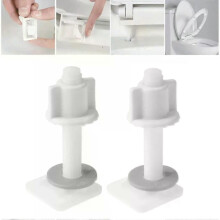 Kit de réparation universel pour charnières de siège de toilette en plastique : boulons, vis de fixation