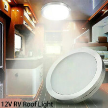 (1 pièce) 1/2 spots encastrés LED 2W 12V pour caravane, camping-car, remorque, bateau ou fourgonnette.