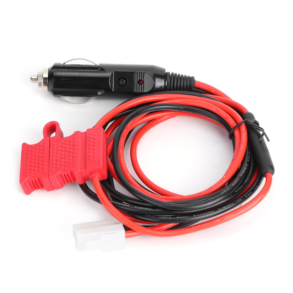4.9Ft 12V Car Radio Power Cable For Tm-201B, 2Pin T-Shaped Cord 4651363290162
