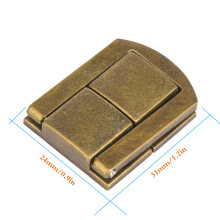 Luggage & Bag Accessories Zinc Alloy 5Pcs Turn Lock Snap Fasteners Cyan Bronze