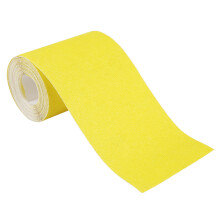 5pcs Sandpaper Roll Manual Tear Abrasive Paper #40/60/80/120/180, 16.4ft, Yellow