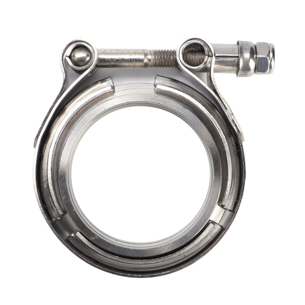 2.25In Stainless Steel V Band Clamp With Flange For Turbo Exhaust Downpipe 9491363291838