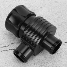 Adjustable Aluminum Alloy Turbo Wastegate Pressure Relief Valve for Cars, Black