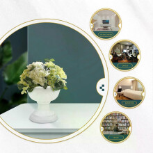 Lot de 4 pots de fleurs romains en plastique style rétro, style mariage, avec base de vase vintage,