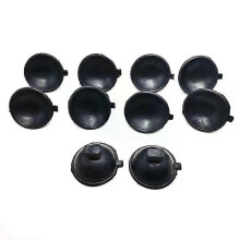 Lot de 10 ventouses noires pour aquarium, support pour pompe à air et pompe à eau, compatible avec les