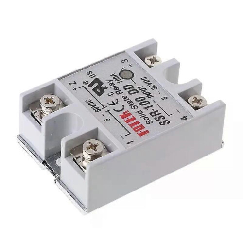 Module relais statique SSR-100 DD 100 A, entrée 3-32 V CC, sortie 5-60 V CC