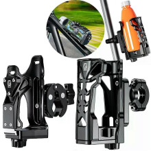 (A) Porte-bouteille/gobelet universel pour moto/vélo, support fixe en alliage d'aluminium pour bouilloires