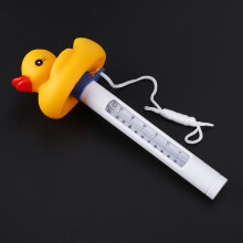 Ente im Cartoon-Stil schwimmendes Wasserthermometer 0-50 16cm