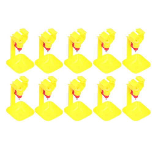 10Pcs Huhn Nippel Trinker mit Tasse 20ml