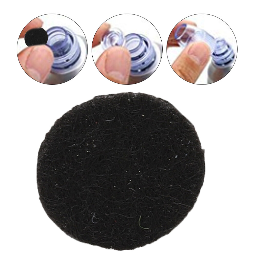 100pcs Black Round Filter Pads for Blackhead Removal Machine 20mm