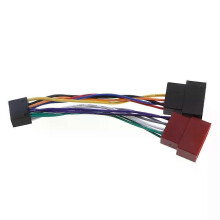 Adaptateur de faisceau de câbles pour autoradio Kenwood/JVC, connecteur ISO standard 16 broches, câble
