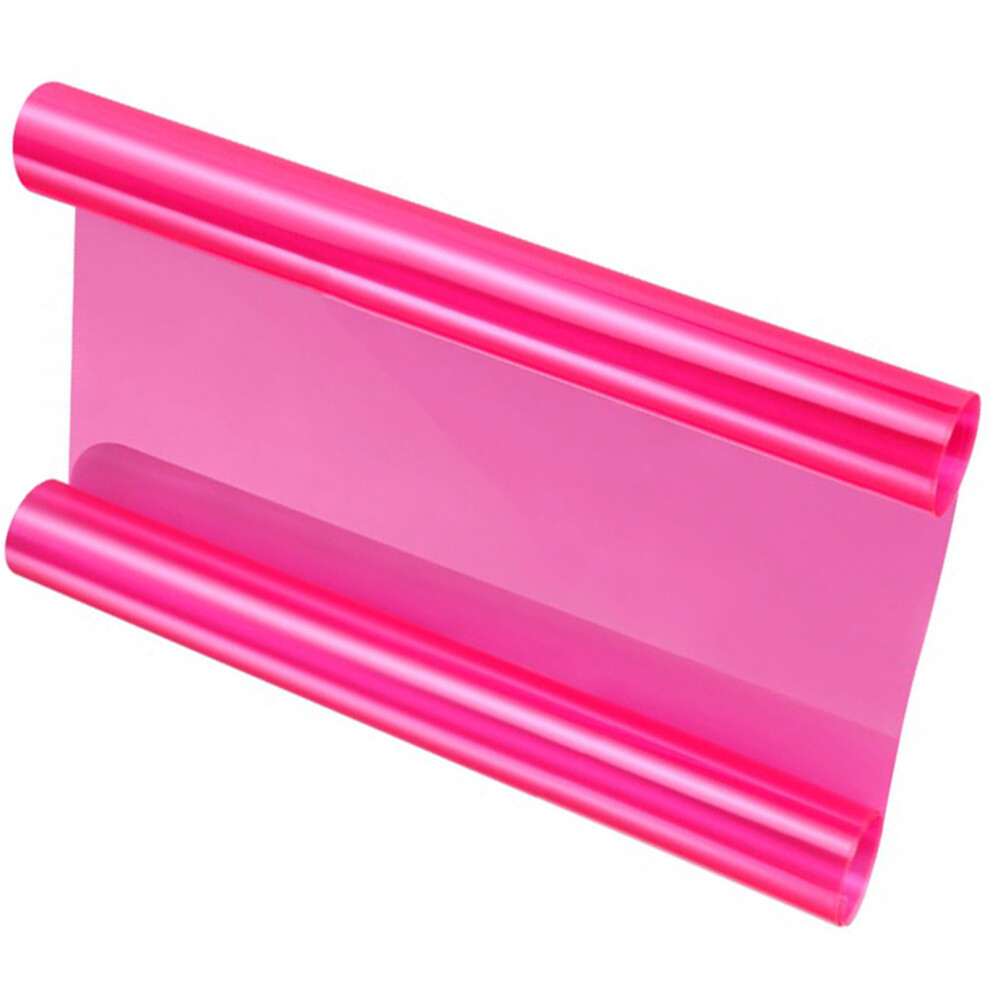 Auto Car Sticker Smoke Fog Headlight Taillight Tint Vinyl Sheet Pink 3512959348531