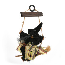 Halloween Hanging Witch Decoration, OPP Bag, Retro Haunt Prop