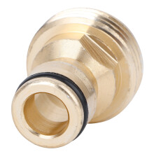 3/4in Aluminum Garden Water Hose Adapter with Quick Pipe Connector