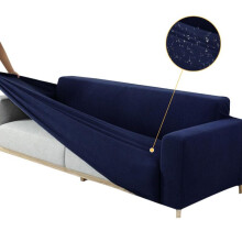 (Blue, 1 seater) Sofa Covers,Chair Covers High Stretch Armchair Covers,Pattern Furniture Protector Couch Settee Cover Anti-slip