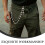 Corrente Para Calça Masculina Metal Com Camadas 9