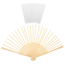 Conjunto De Leque Dobrável Estilo Chinês Para Decoração