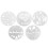 Plastic Baking Tools 5PCS Cake Decor Kit with Chocolate Spray Mold 13