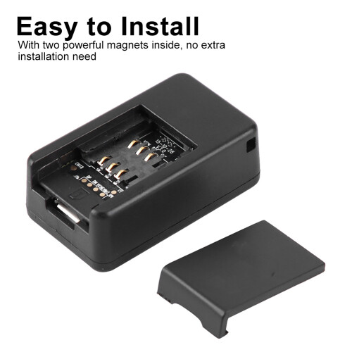 Mini GPS Car Tracker GSM GPRS 3.7V 400mAh Black Compact