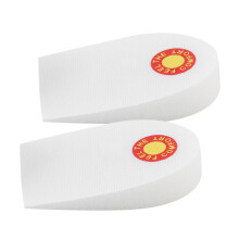 Unisex Fersenlift Einlegesohle Höhenvergrößerung Weicher Schaumstoff 2 cm Schwarz