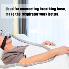 Hose Connector Breathing Tube Adapter for Respirator, 22M/15F, 4.5cm