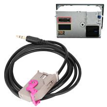 RNS‑E Navigation Car Aux Cable Male 3.5mm 32Pin Wire for Audi A3 A4 A6 A8 TT