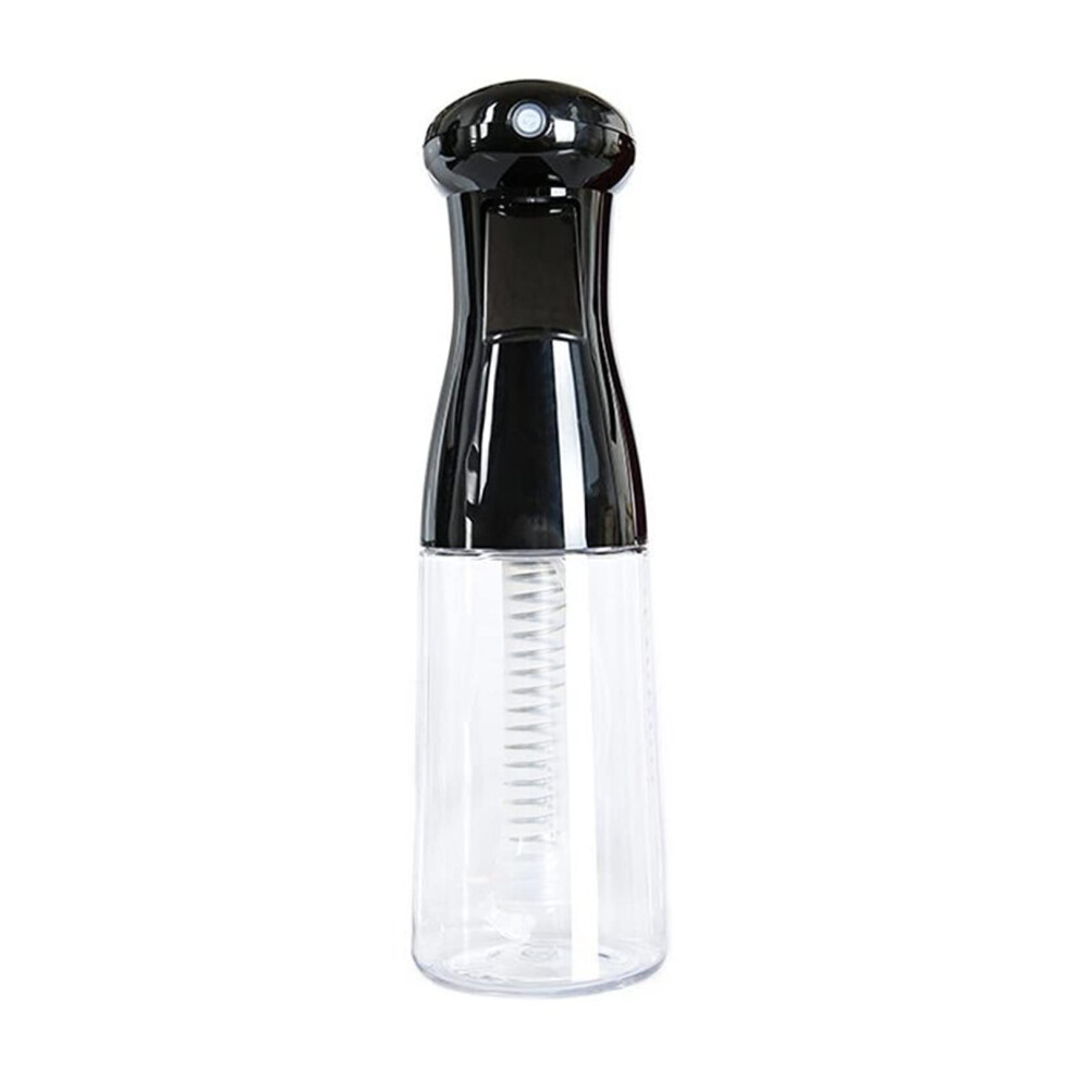Black Empty Hair Spray Bottle 200Ml 6.8Oz Refillable Plastic Fine Mist Sprayer For Hairstyling Skin Care Plants