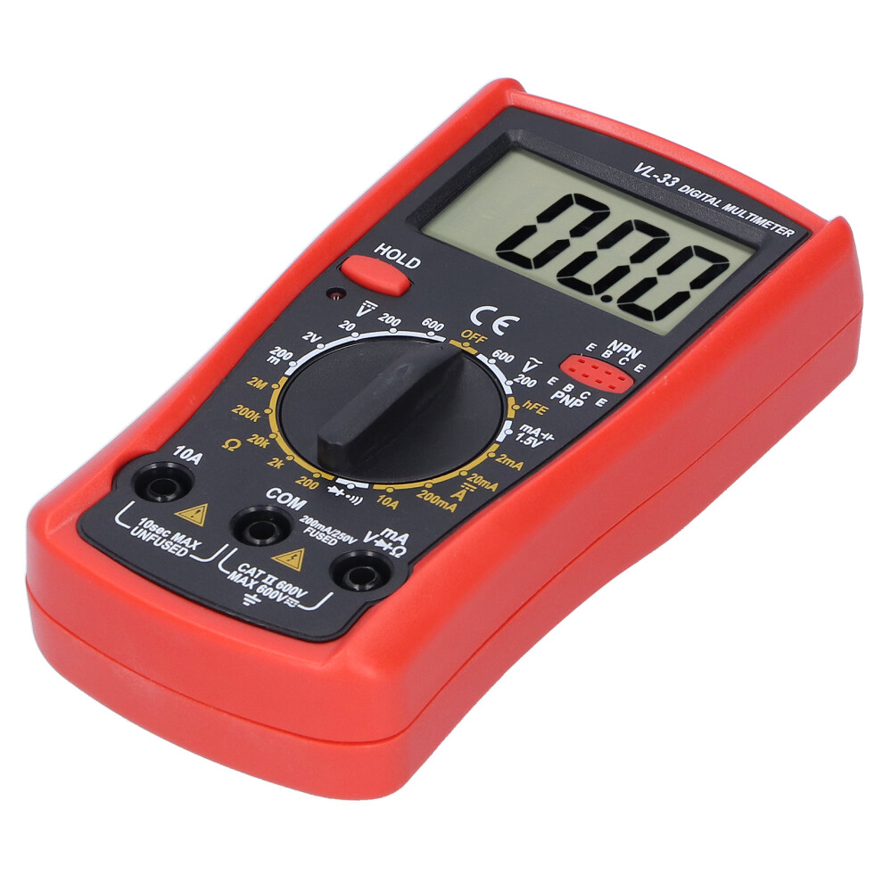 Digital Multimeter Lcd Tester 14X7.3x3.5cm Voltage Resistance Current 8171363304059