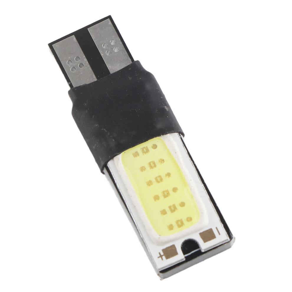 10Pcs T10 W5w Cob Car Led Wedge Bulbs 6000K 3.6X1.2cm White 9341363306127
