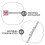 2 Titaniumstaal Barbell Piercing Sieraden Vrouwen En 9