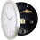 Functional Wall Clock With Safe For Valuables, Silver Finish, Modern Home Decor 5
