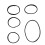 Engine Swirl Flaps Delete Kit 4x22mm Aluminum Rubber Gaskets E46 320d 12