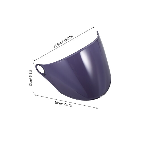 Ricambio Per Casco : Visiera Impermeabile Antivento 1