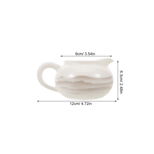 De Cerâmica Com Alça Para Creme Café Molhos 2