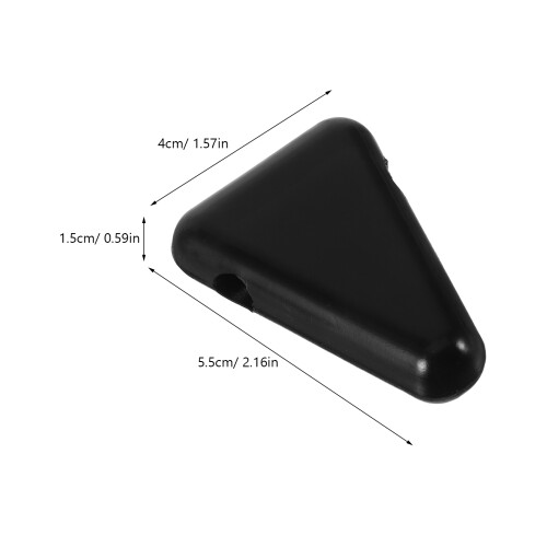2 Pezzi In Silicone Triangolare Per Diapason 1
