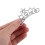 10 Pezzi In Strass Applique Per E 4