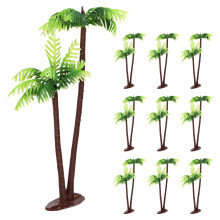 10 Unidades Decoração : Árvores Miniatura Plástico Para Festa